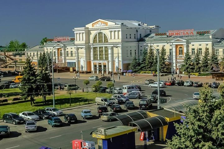 Район Привокзальной площади в Гомеле