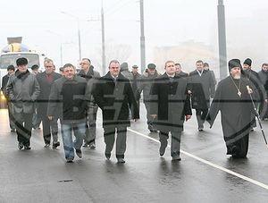 2011 11 28 v gomele posle rekonstrukcii otkrylsya polesskij puteprovod2